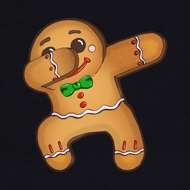 Dabbing Gingerbread Man by zeno27